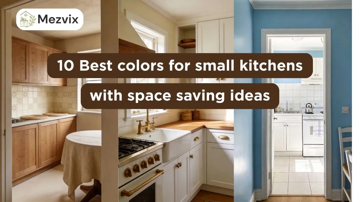 10 Best colors for small kitchens