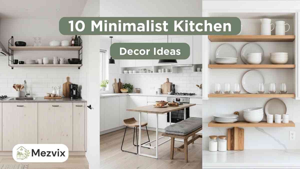 Minimalist Kitchen Decor Ideas