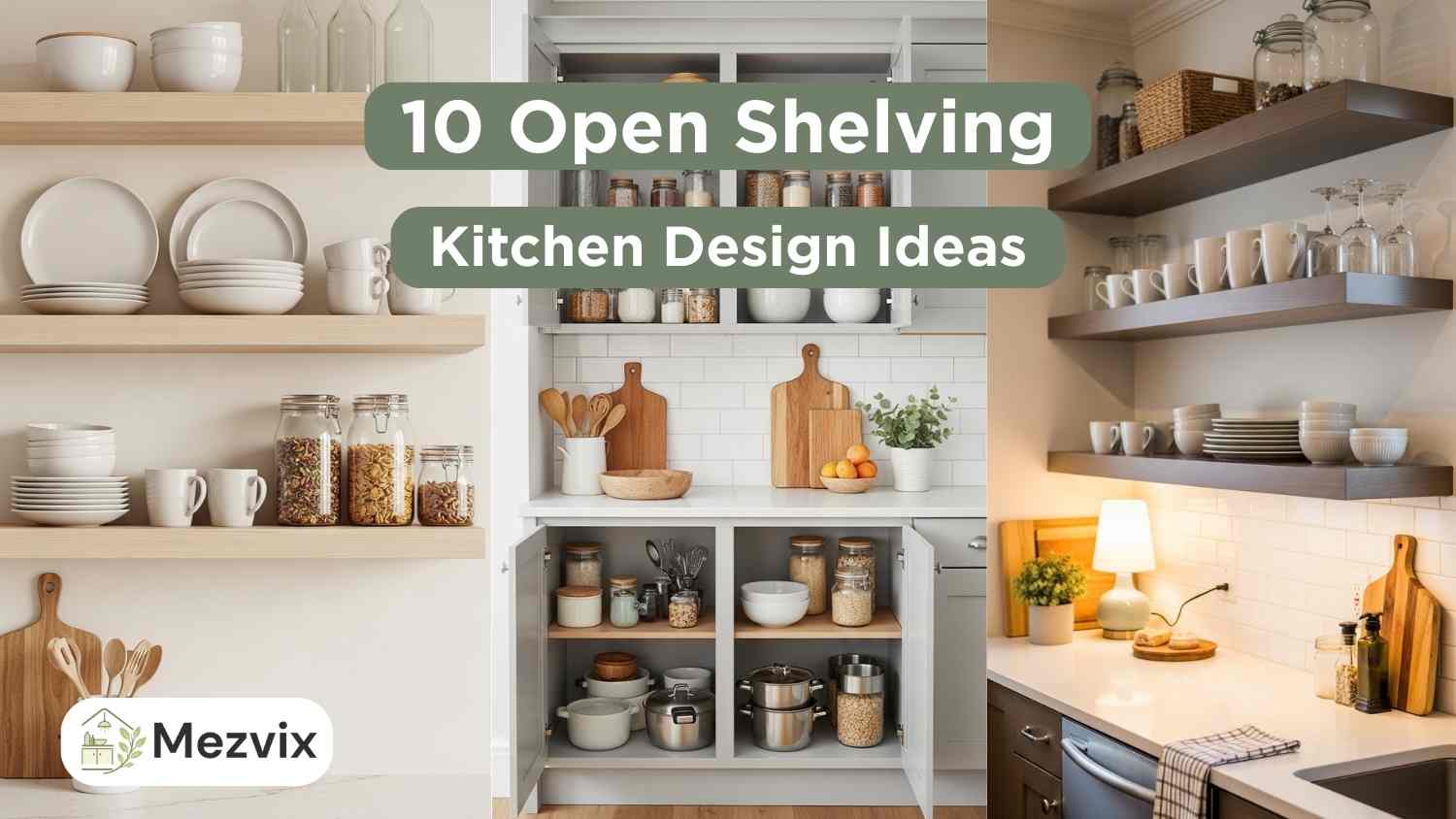 Open Shelving Kitchen Design Ideas