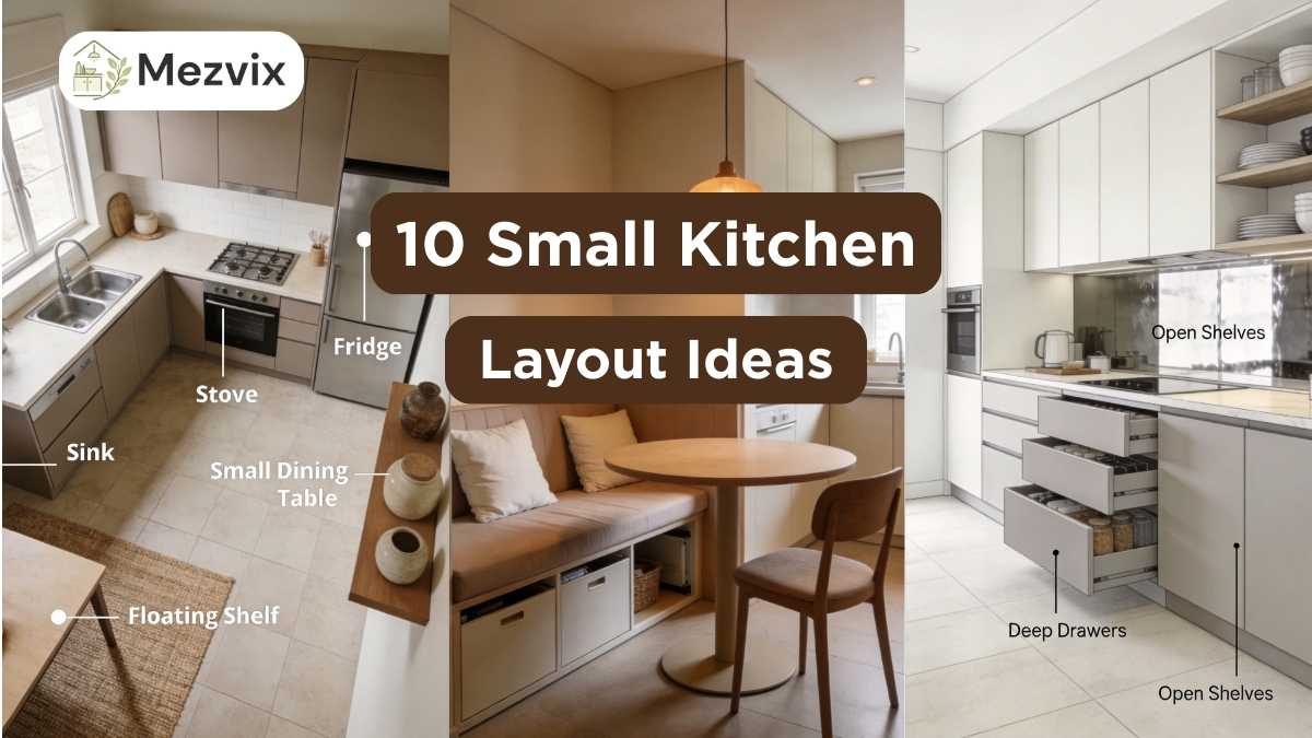 10 Small Kitchen Layout Ideas