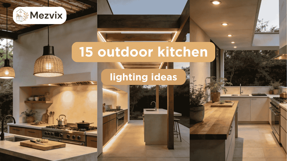 outdoor kitchen lighting ideas
