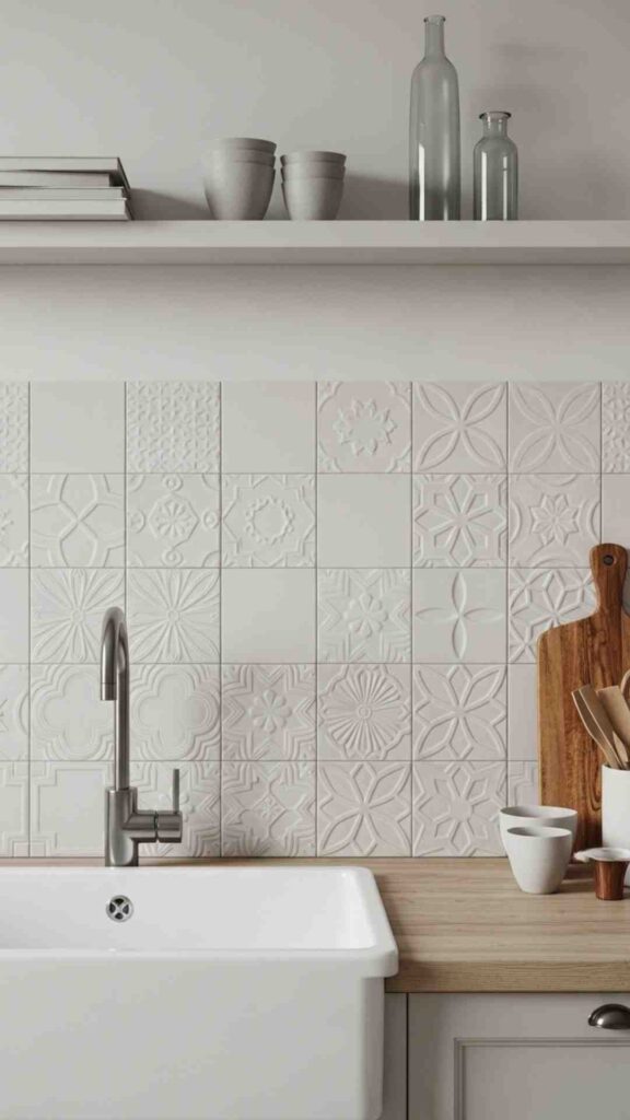Textured Backsplash Ideas