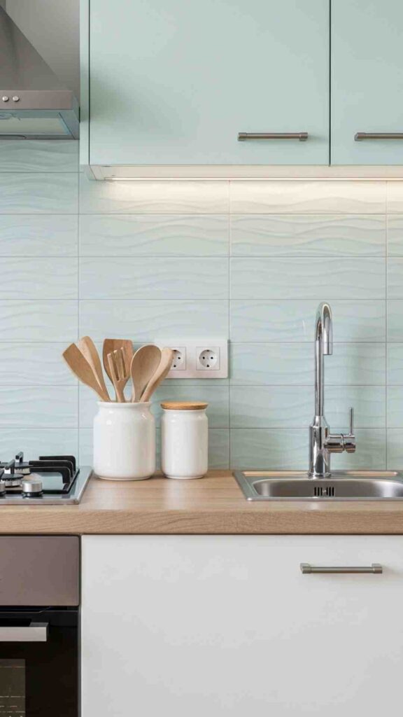 Textured Backsplash Ideas