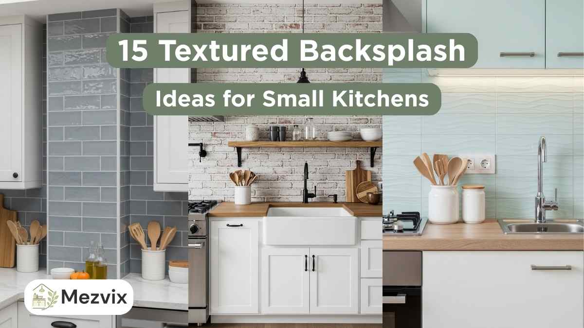 Textured Backsplash Ideas